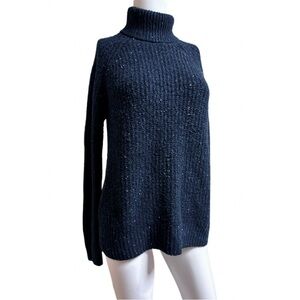 Liz Claiborne Dark Blue Turtleneck Sweater